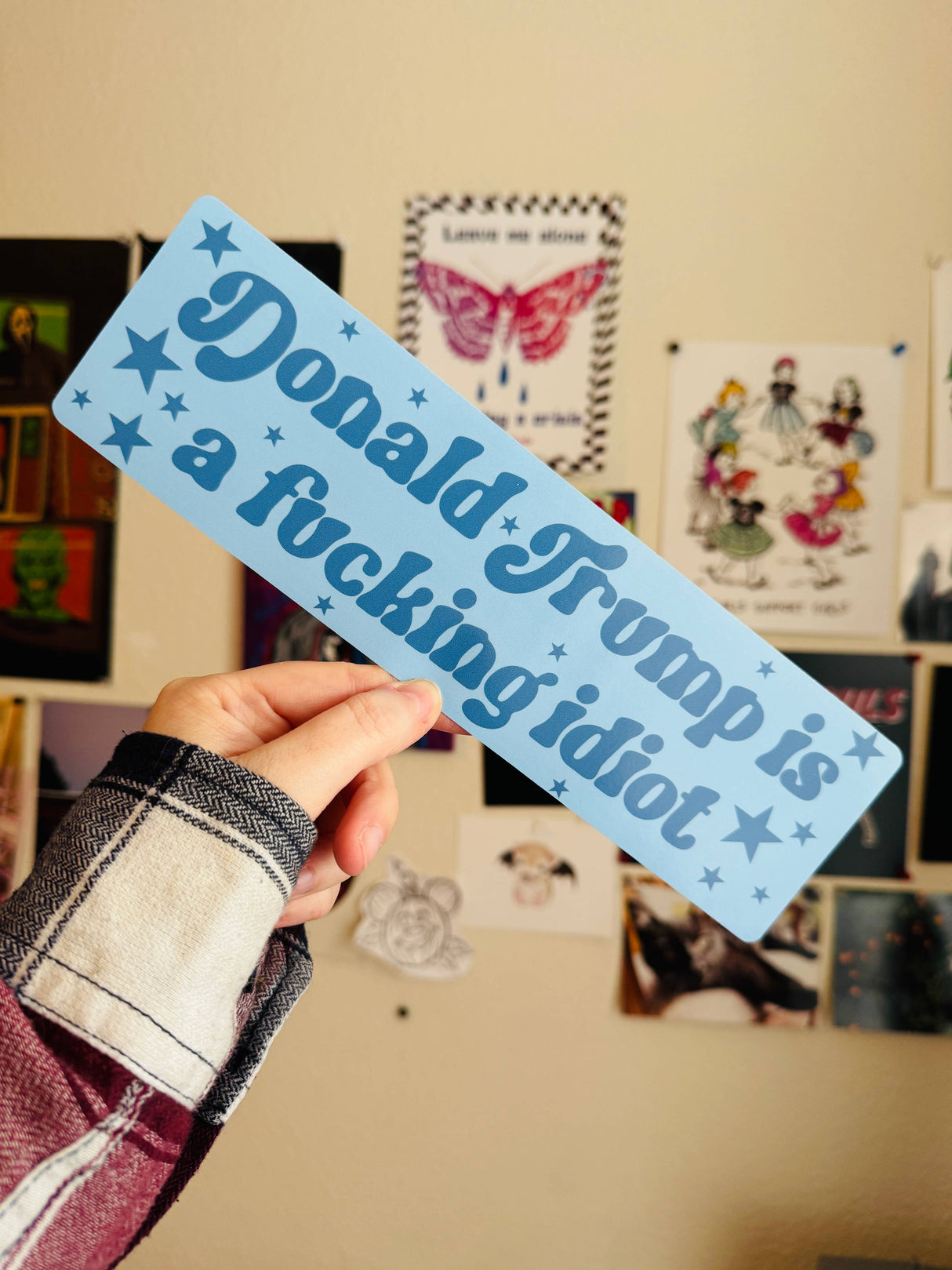 Donald Trump Idiot Bumper Sticker