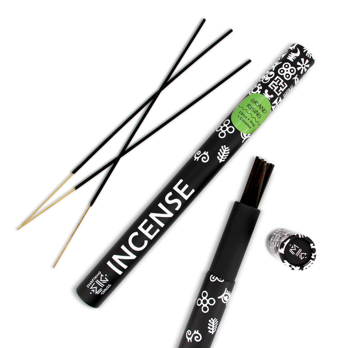 Grand Rising - Luxury Incense Sticks - Citrus/Pine/Coconut