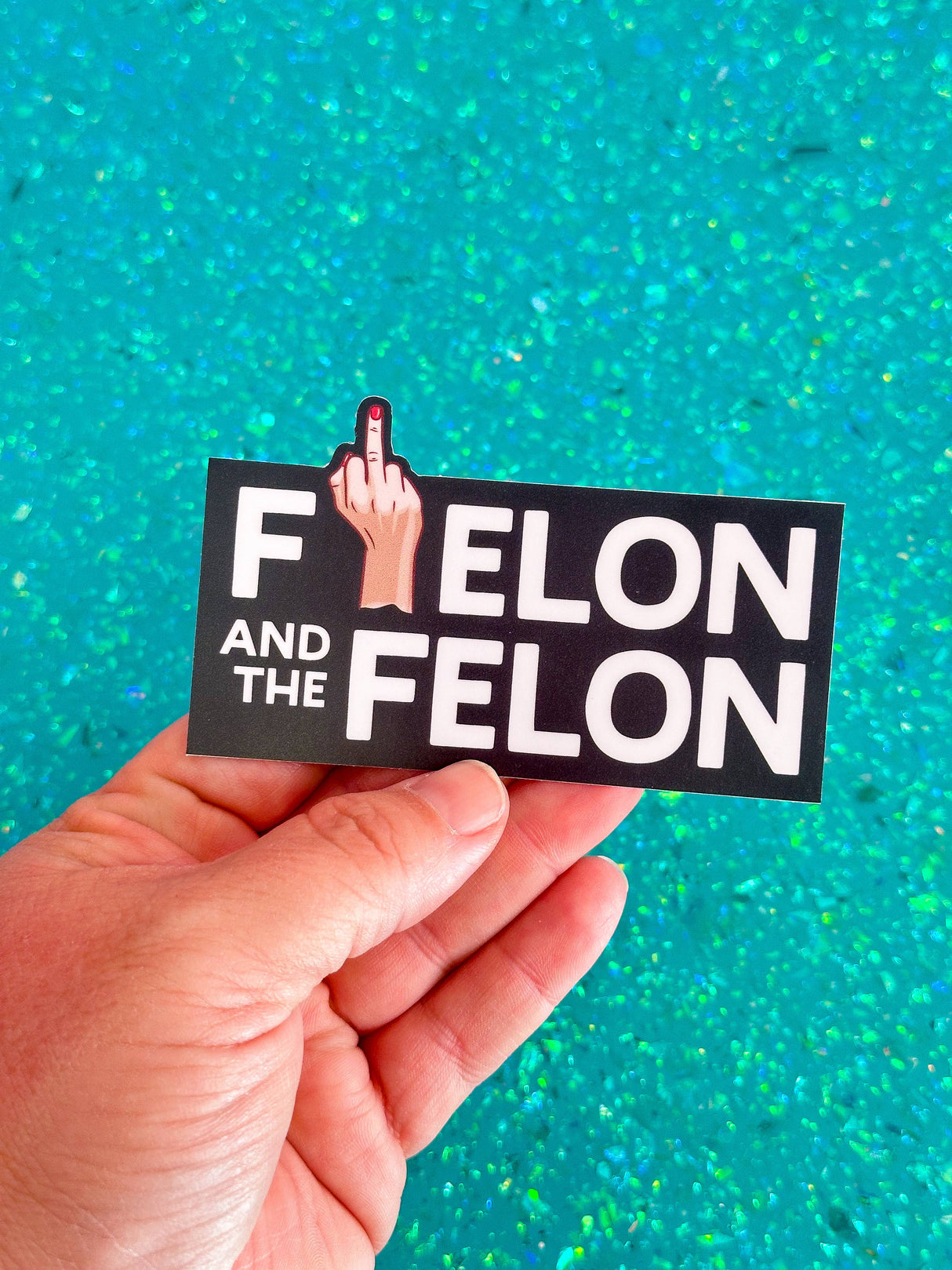F* ELON and the FELON Sticker
