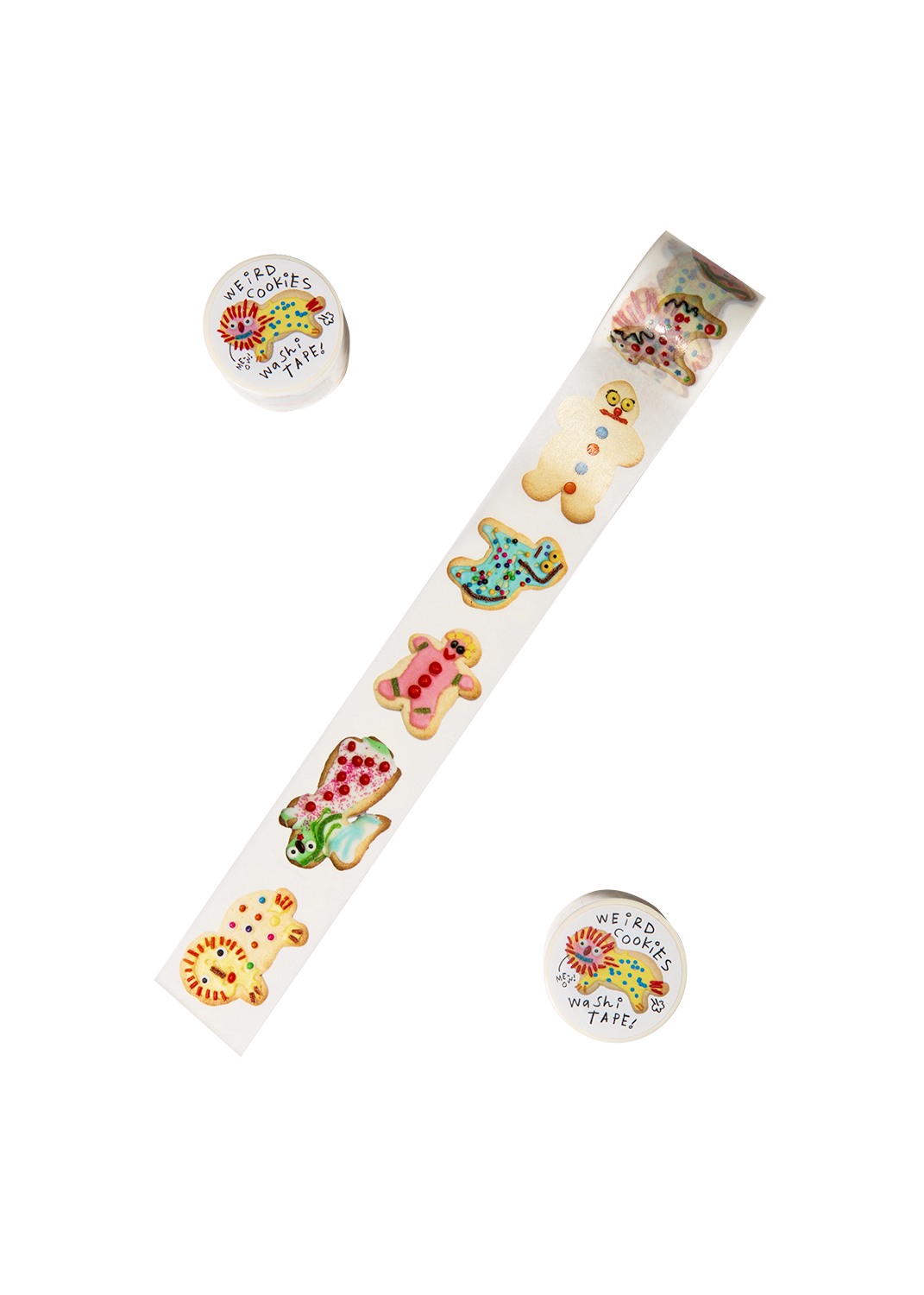 Weird cookies washi tape
