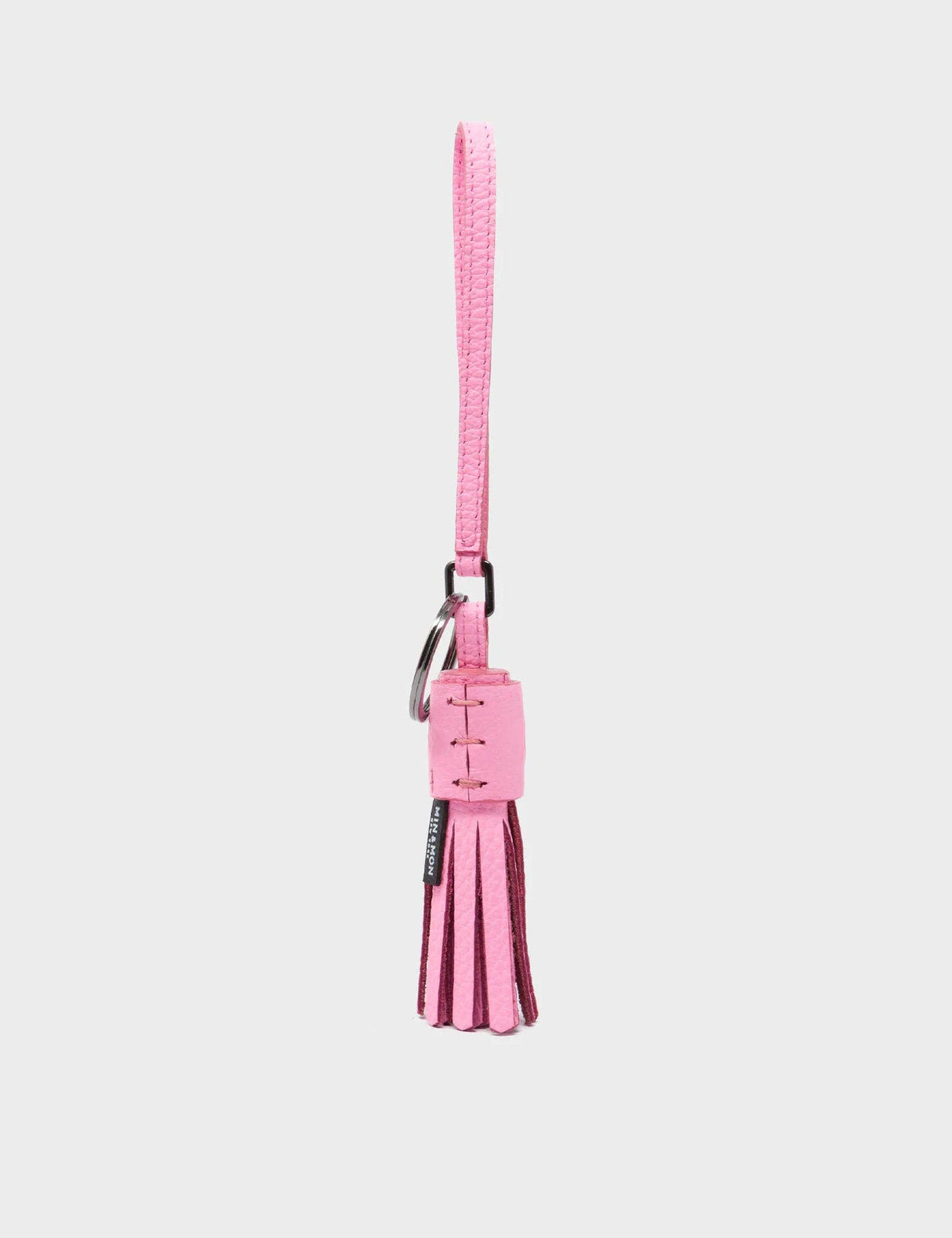 Callie Marie Hue Bag Charm - Soft Neon Pink Leather
