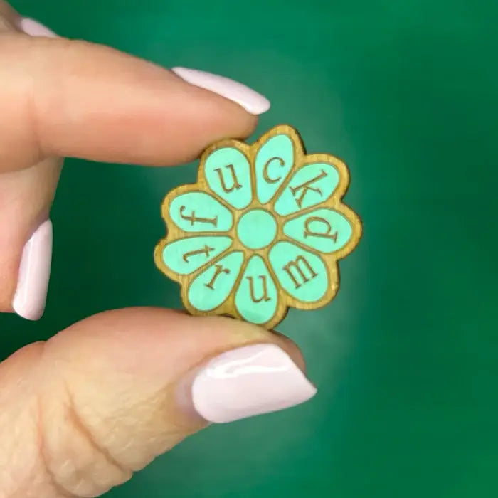 F*ck Trump Wooden Pins