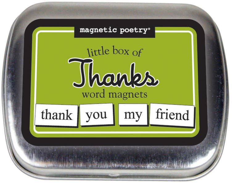 Little Box of Words Magnetic Poetry Kit