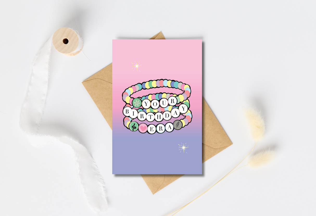 Birthday Era- Greeting Card