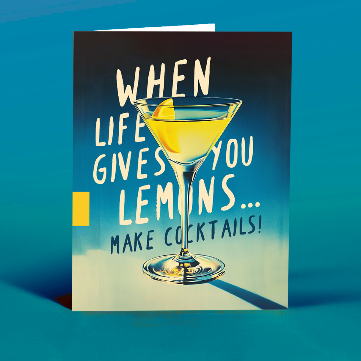 LEMON COCKTAILS Greeting Card