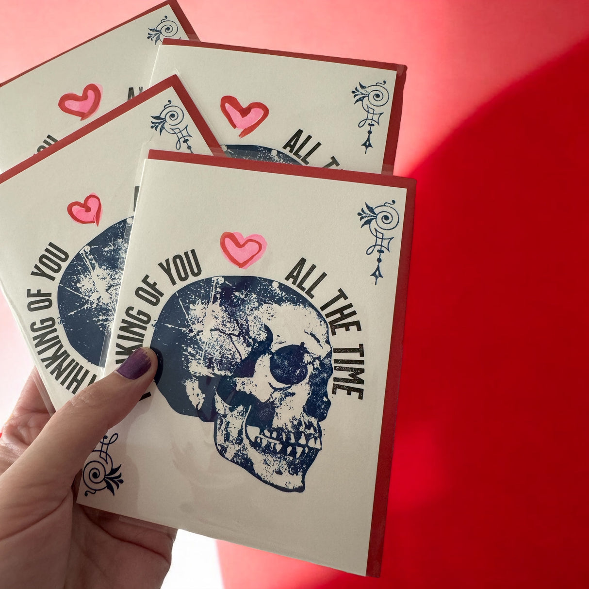 Thinking of You Handmade Letterpress Card