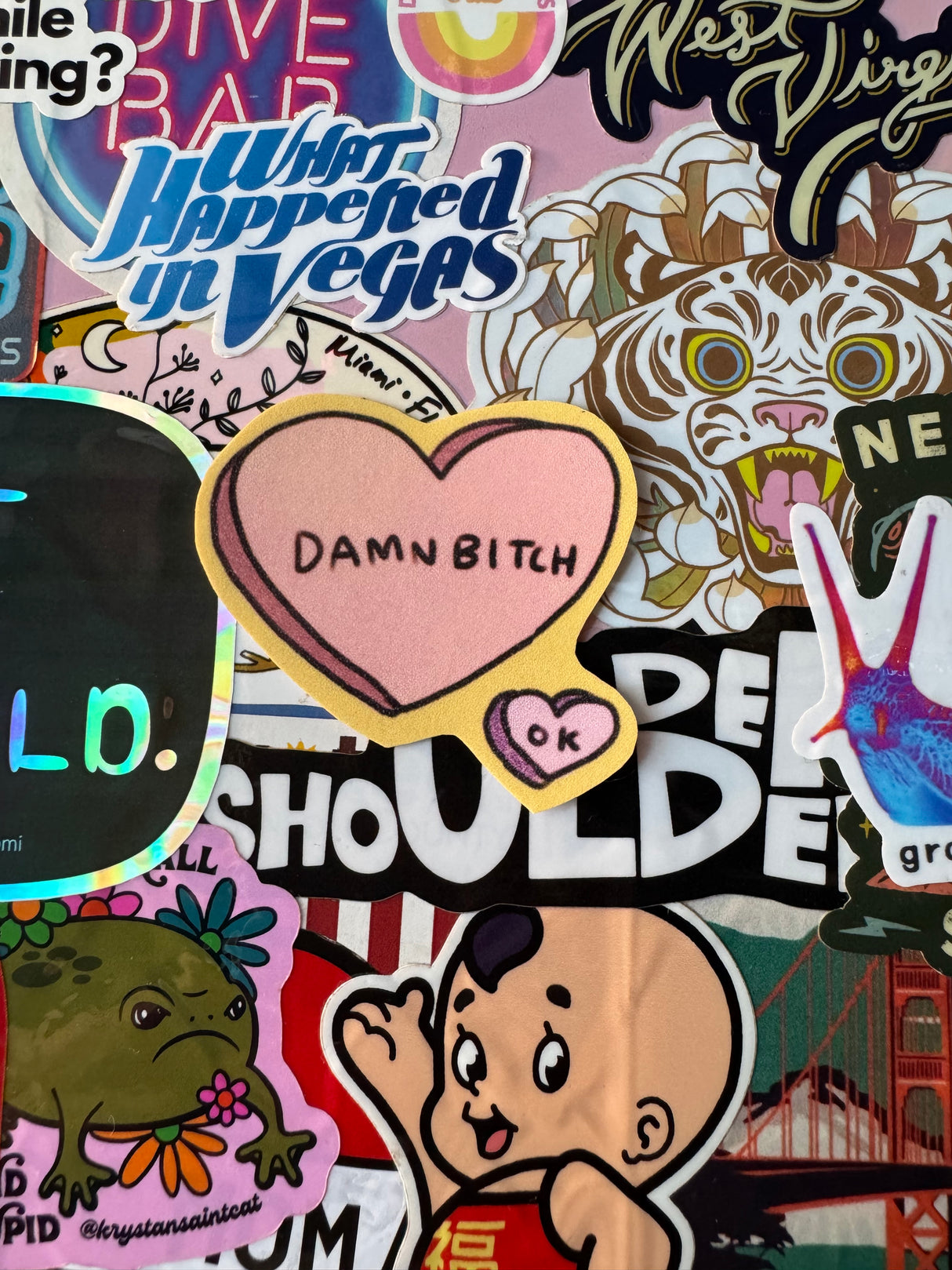 Damn Bitch Vinyl Sticker