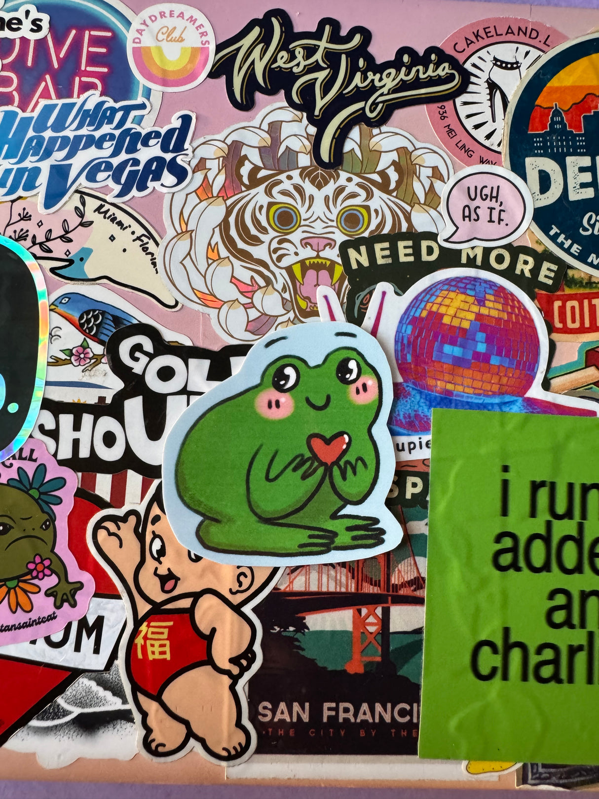 Sweet Frog Vinyl Sticker