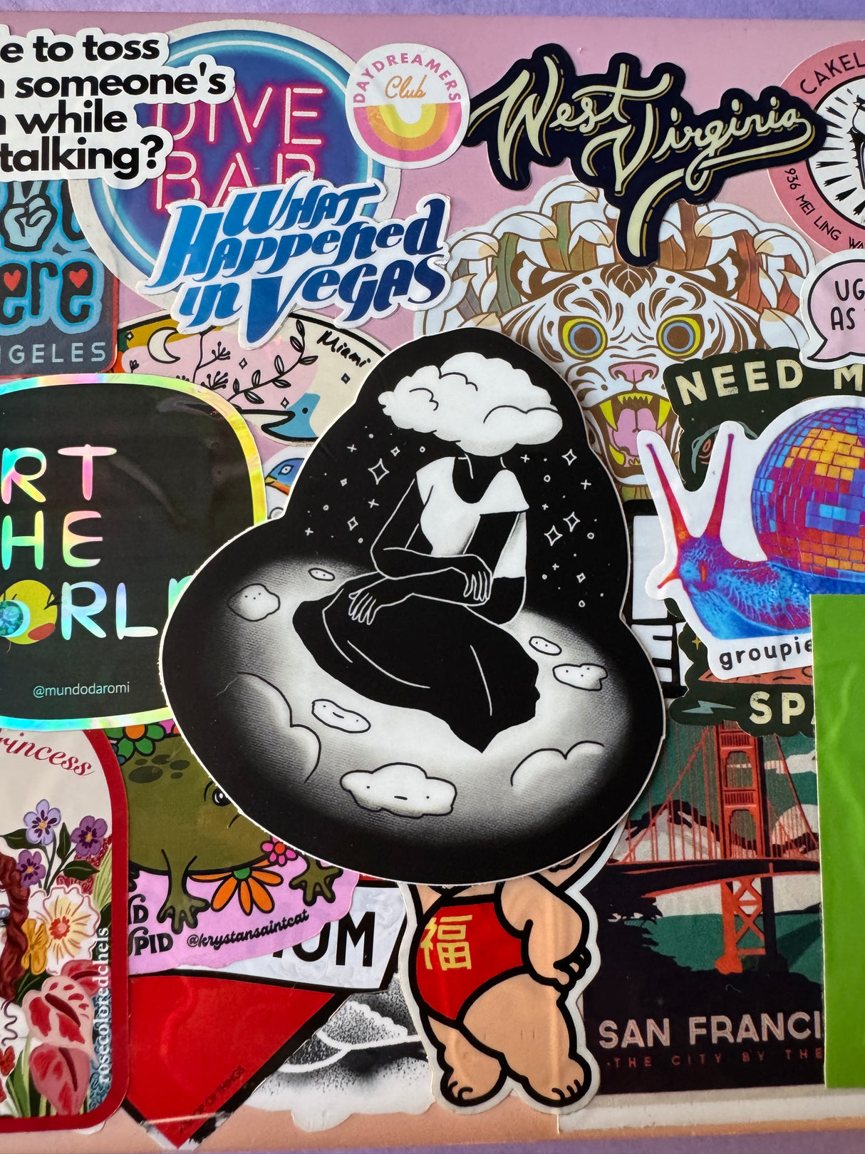 Head in the Clouds Vinyl Sticker