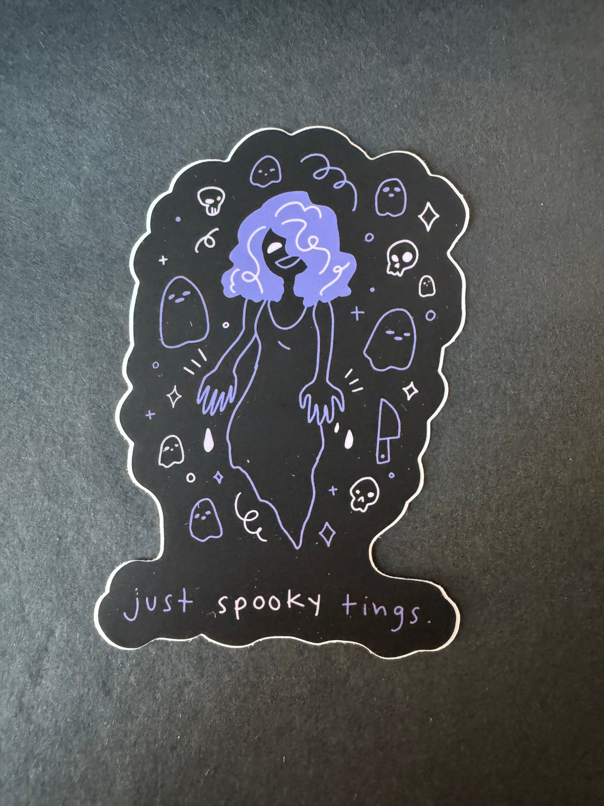 Just Spooky Things Vinyl Sticker