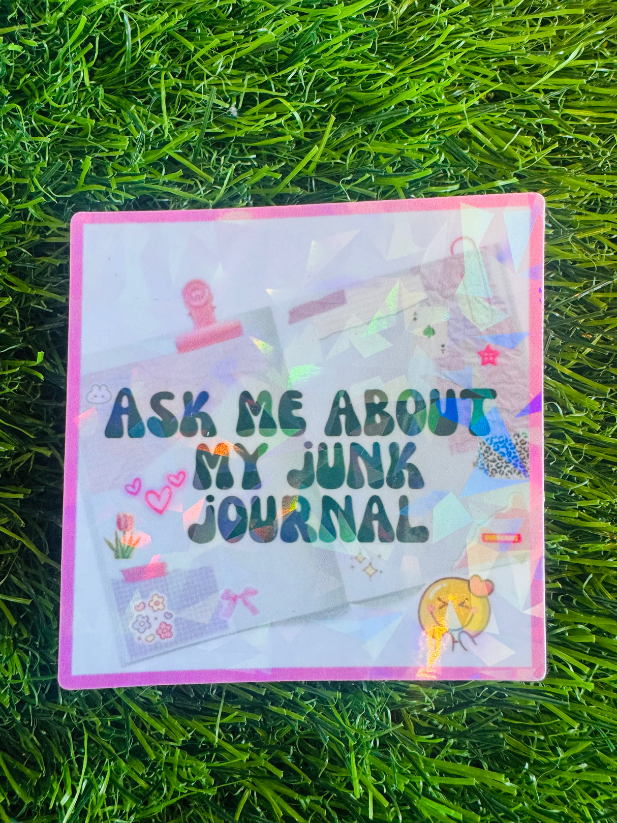 Ask Me about my JJ Sticker