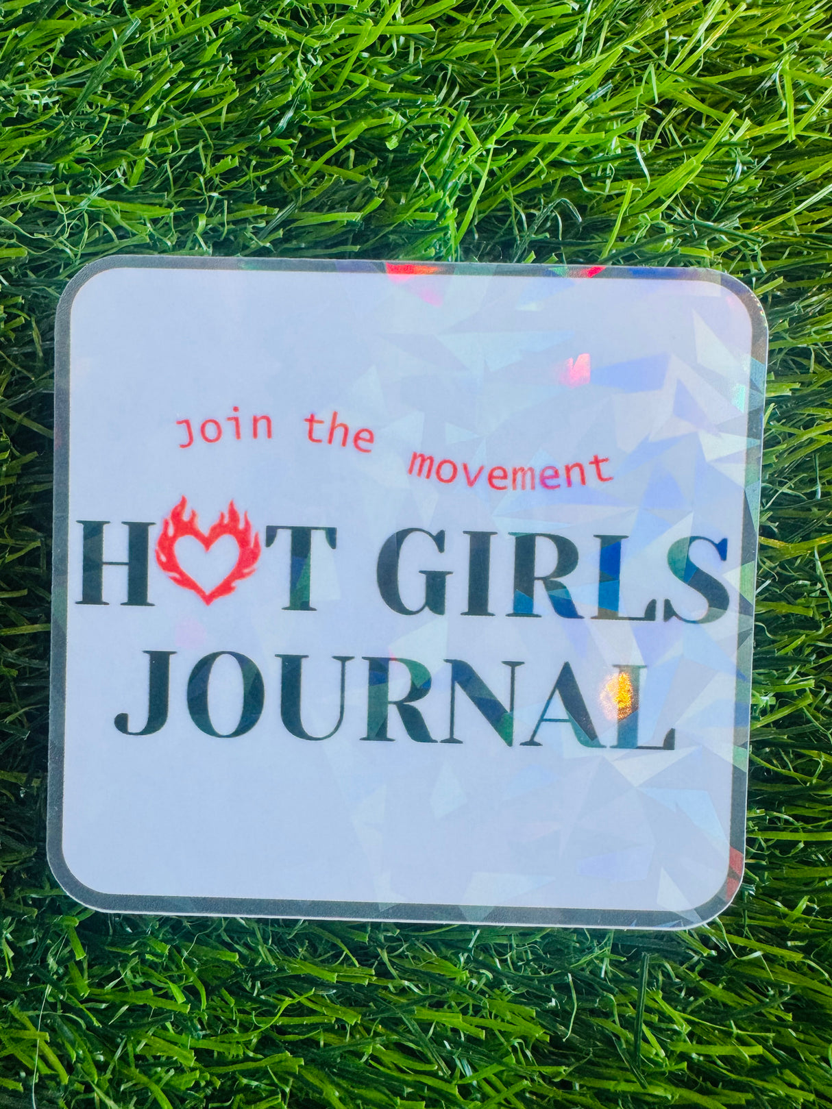 Hot Girls Journal Sticker