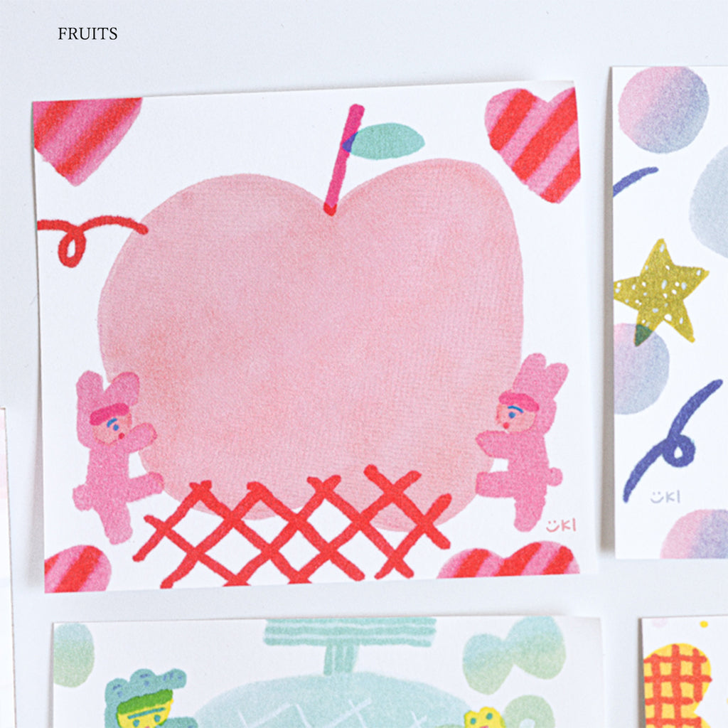 Fruits Block Memo Illustrated by Itoi Yuki