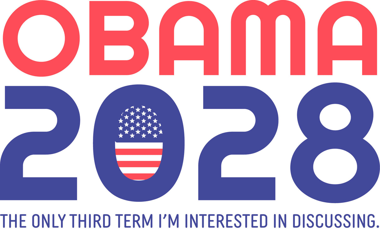 Obama 2028 Vinyl Sticker