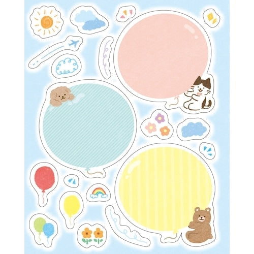 Pastel Message Seal Sticker Sheets by Furukawa Shiko