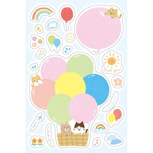 Pastel Message Seal Sticker Sheets by Furukawa Shiko