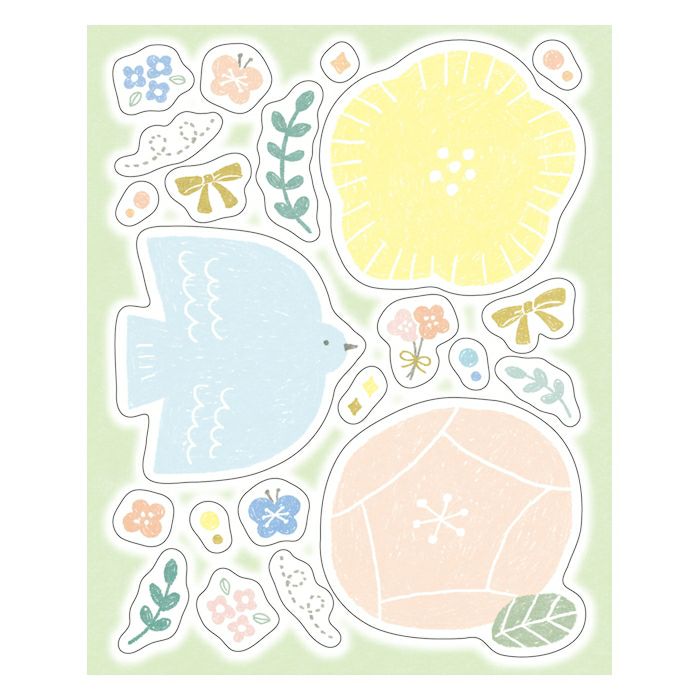 Pastel Message Seal Sticker Sheets by Furukawa Shiko