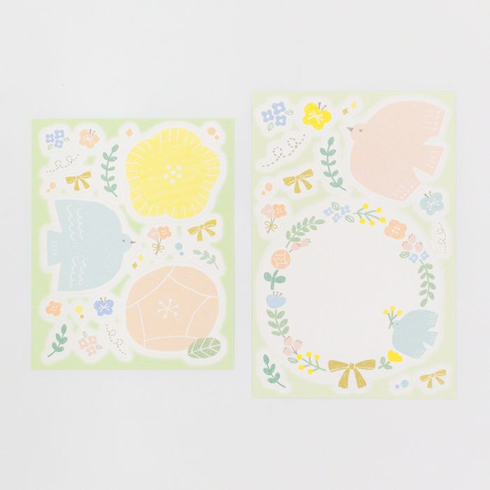 Pastel Message Seal Sticker Sheets by Furukawa Shiko