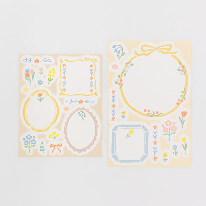 Pastel Message Seal Sticker Sheets by Furukawa Shiko