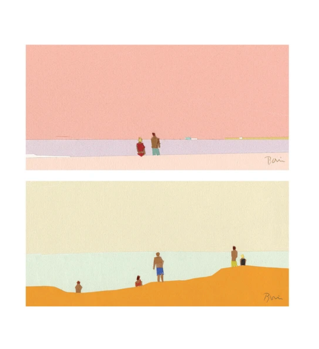 Seaside Washi Notepads by Artist Taku Bannai