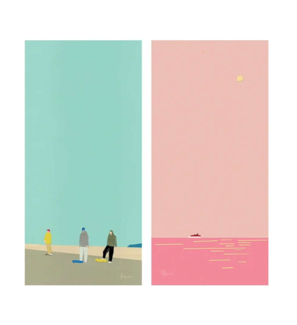 Story Washi Notepads by Artist Taku Bannai