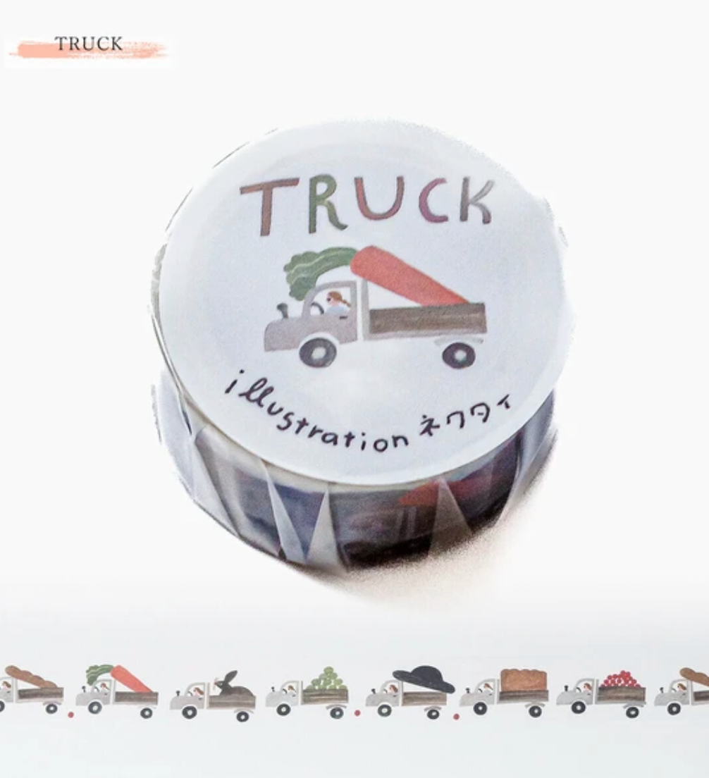 Truck Washi Tape by Necktie