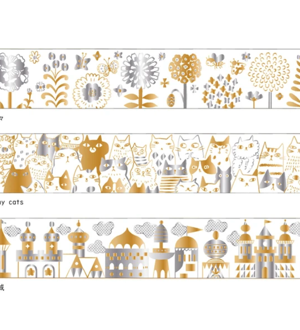 Metallic Washi Tape by Shinzi Katoli