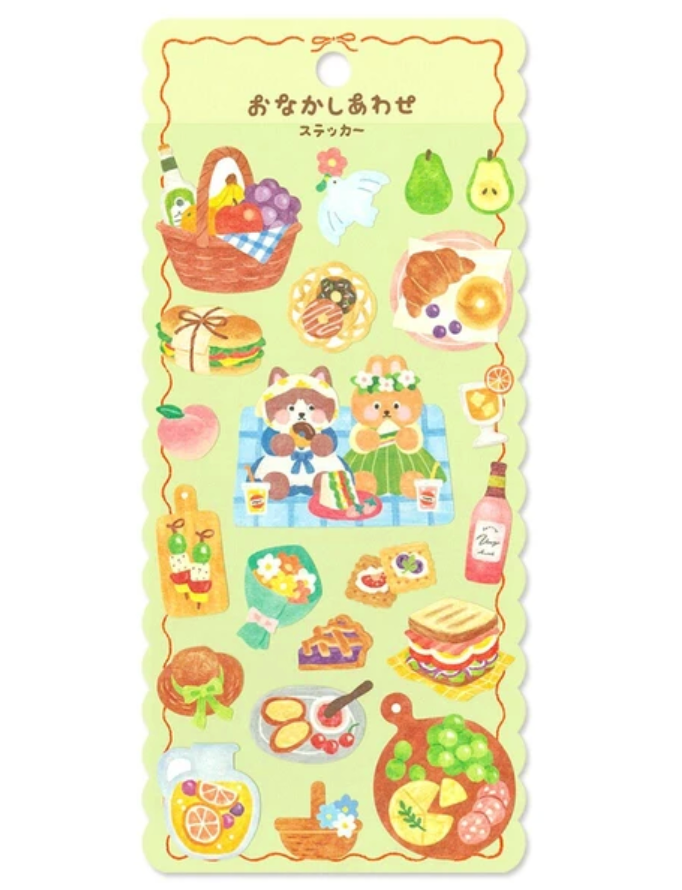 Snack Time Washi Sticker Sheet by Mind Wave