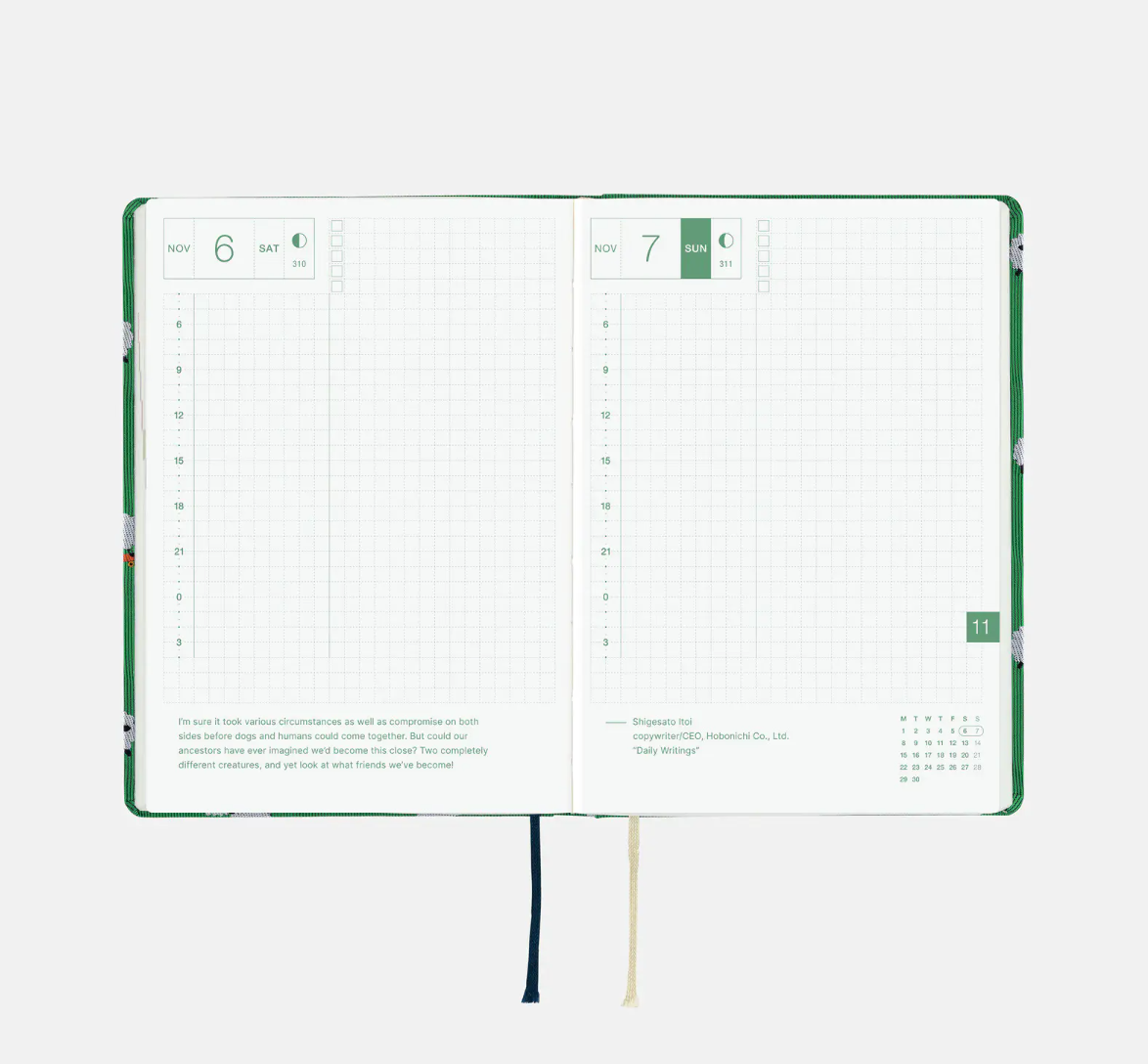 PREORDER: Hobonichi Techo 2027 HON Bow & Tie: Sheep Sheep Sheep
