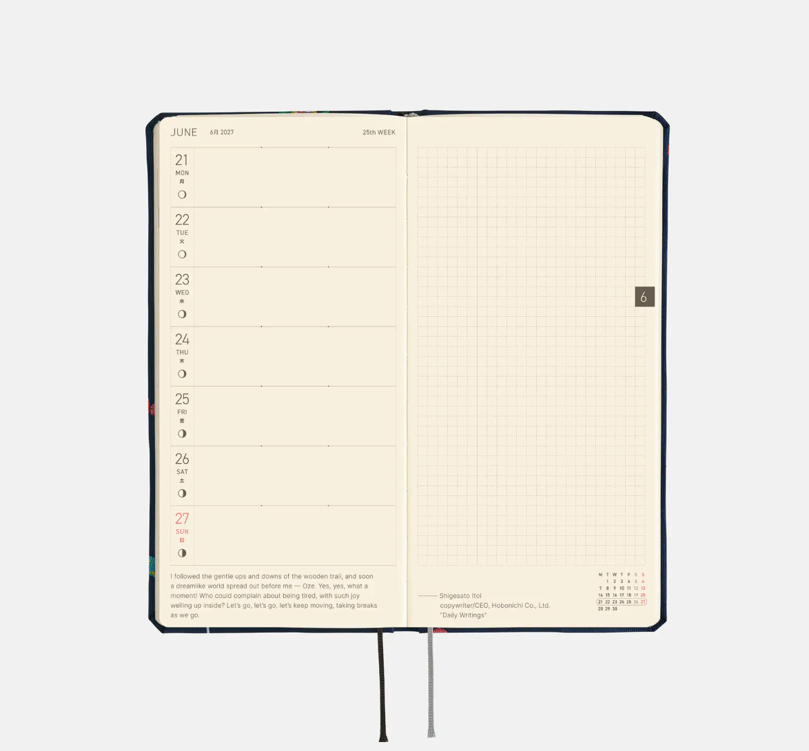 PREORDER: Hobonichi Techo 2027 Weeks Bow & Tie: Candy Dream