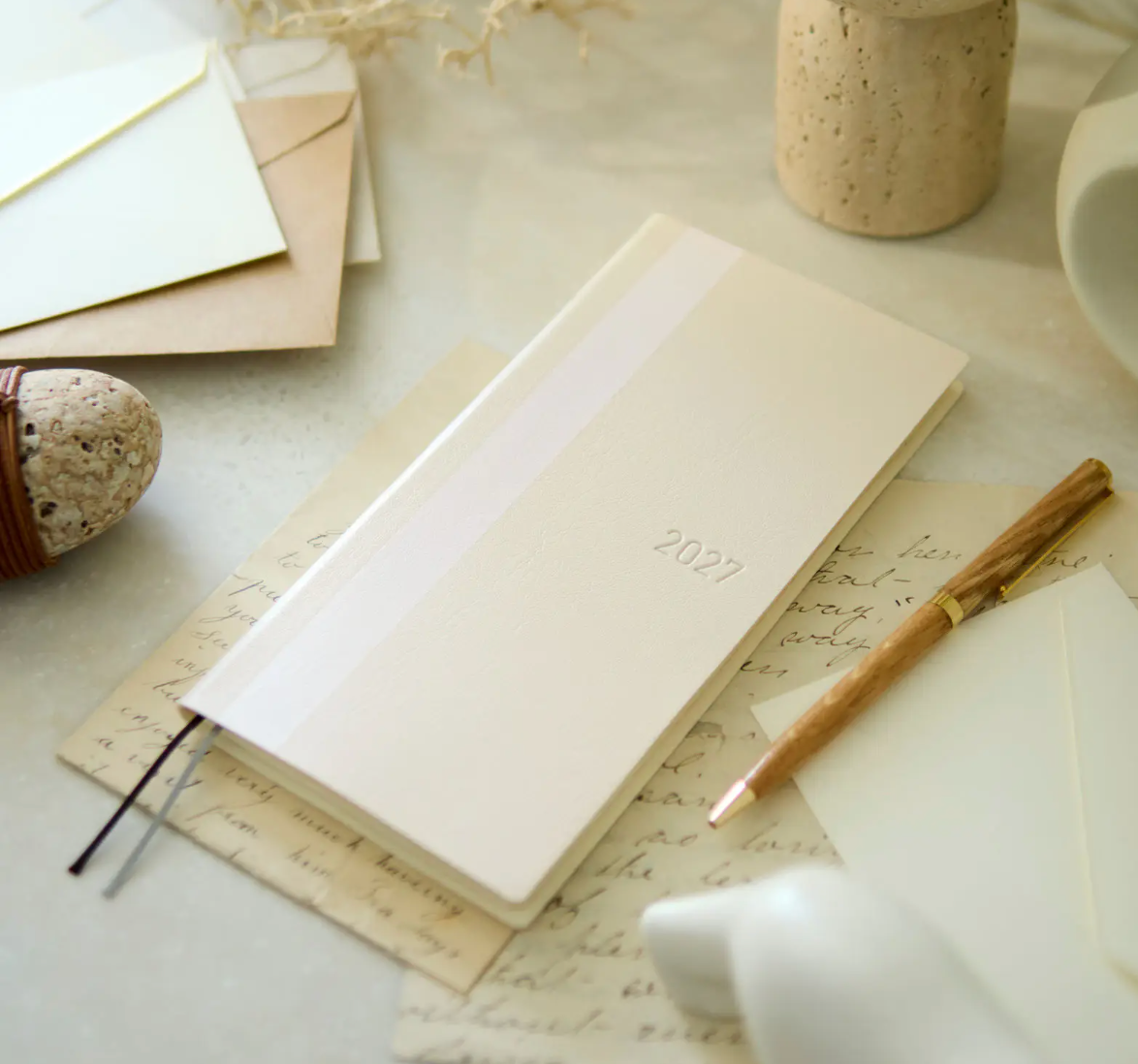 PREORDER: Hobonichi Techo 2027 Weeks White Line