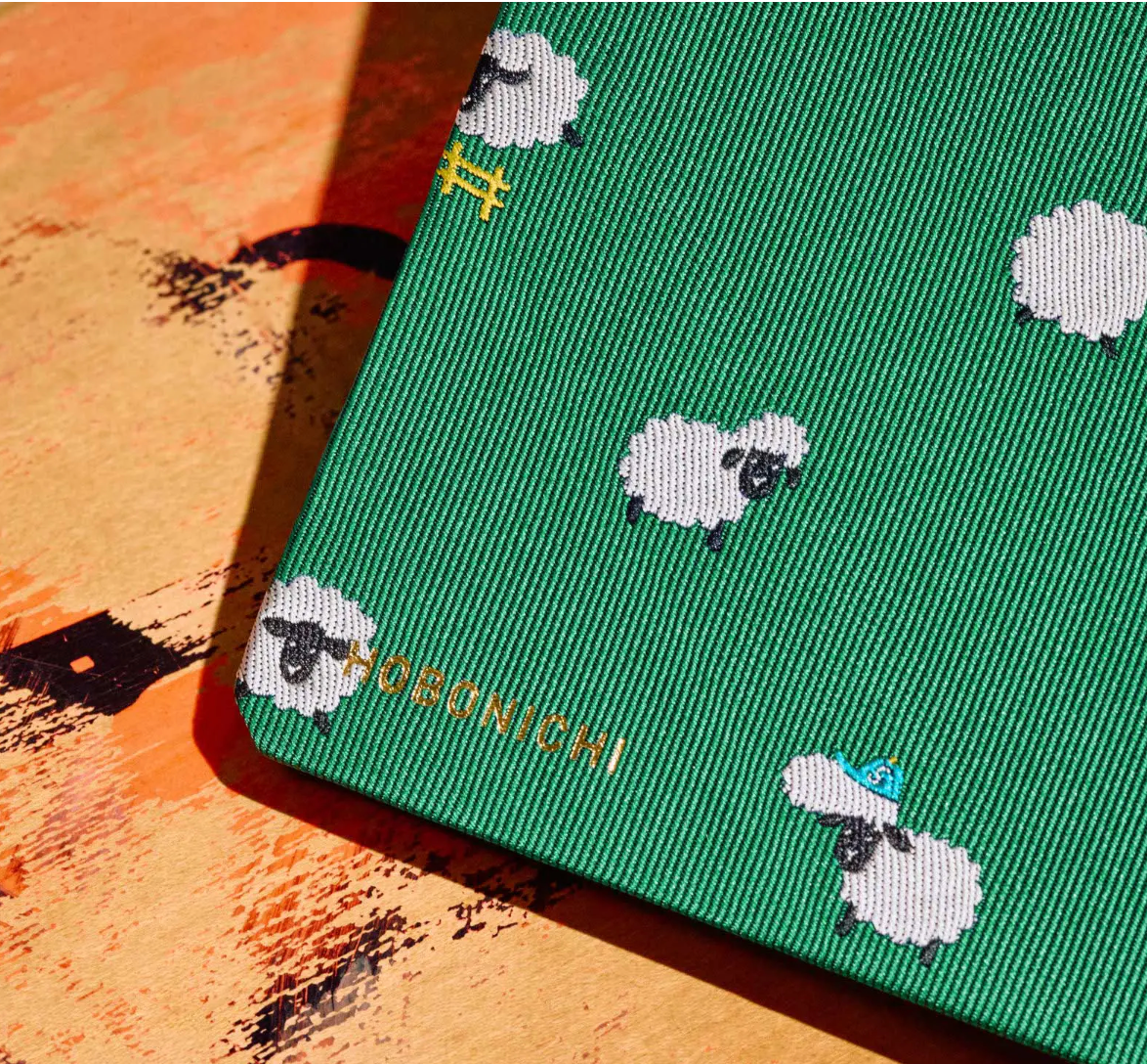 PREORDER: Hobonichi Techo 2027 HON Bow & Tie: Sheep Sheep Sheep