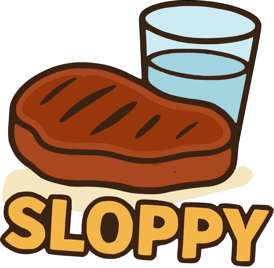 Sloppy Steaks Vinyl Sticker ITYSL
