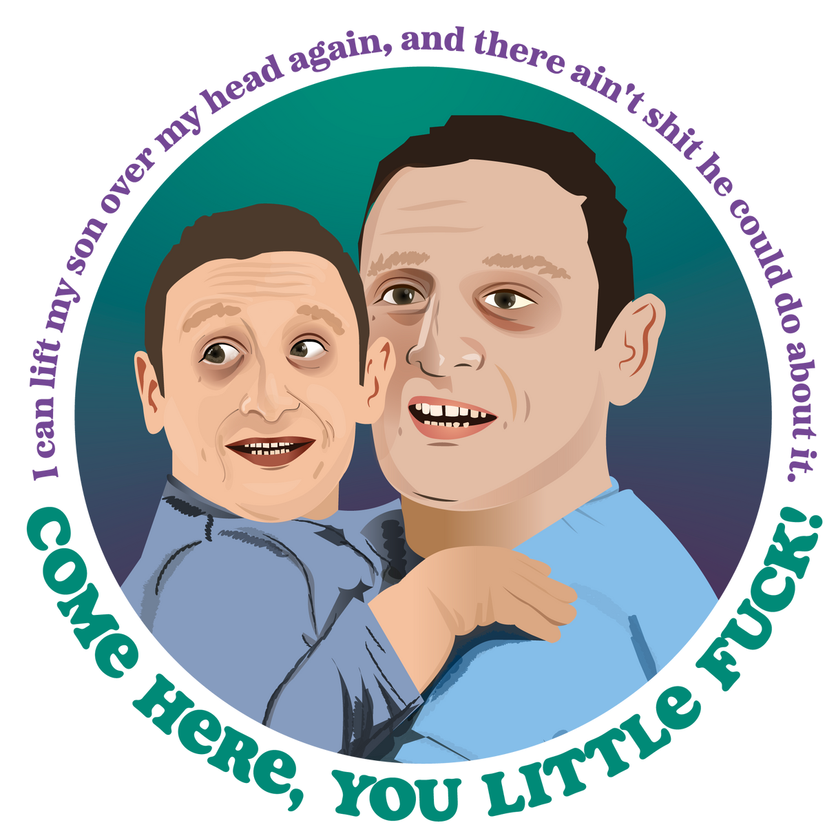 Tim Robinson Come Here You Little Fuck Vinyl Sticker