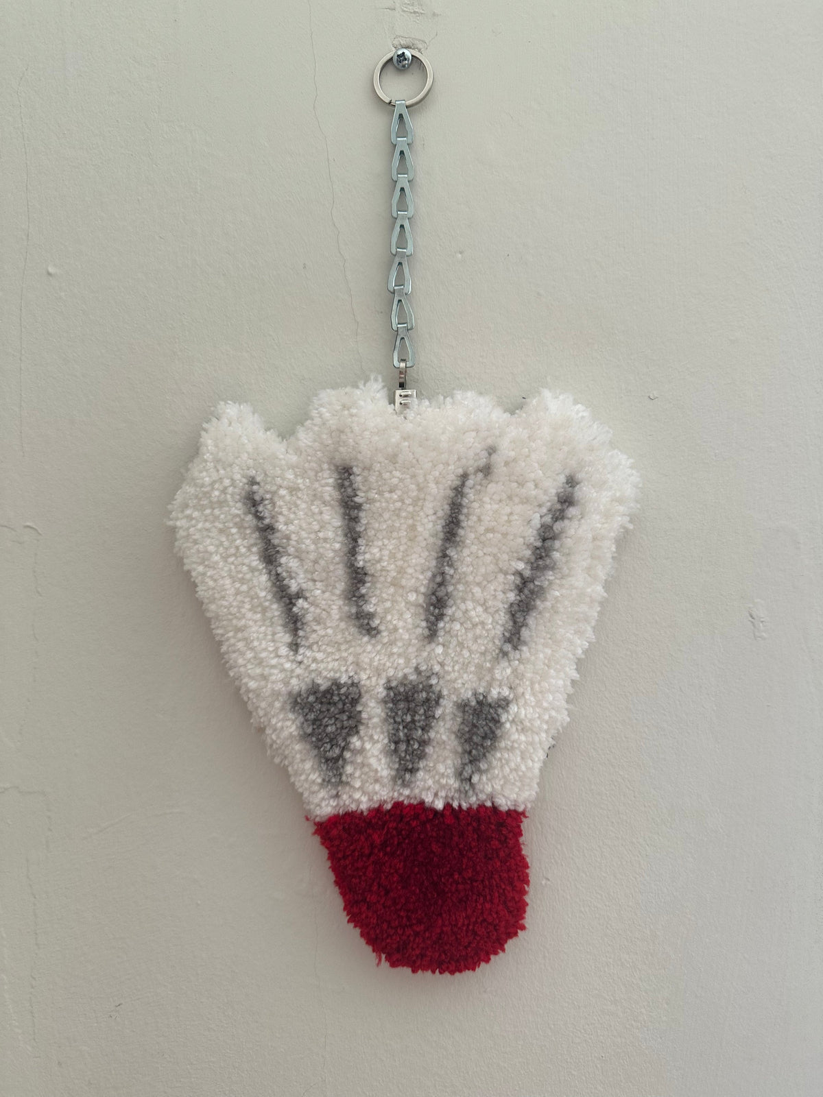 Shuttlecock Mug Rug Coaster | Kansas City Icon | Tufted Wall Hanging | Handmade Fruit Accent Rug (Copy)