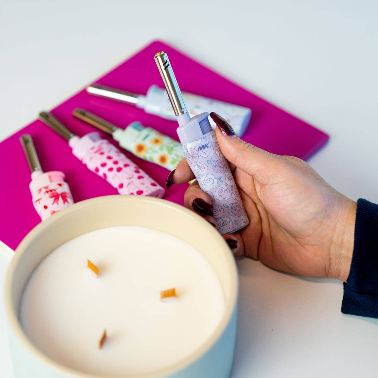 MK Lighter Range Series, Charm Set, Windproof Flame 50PC