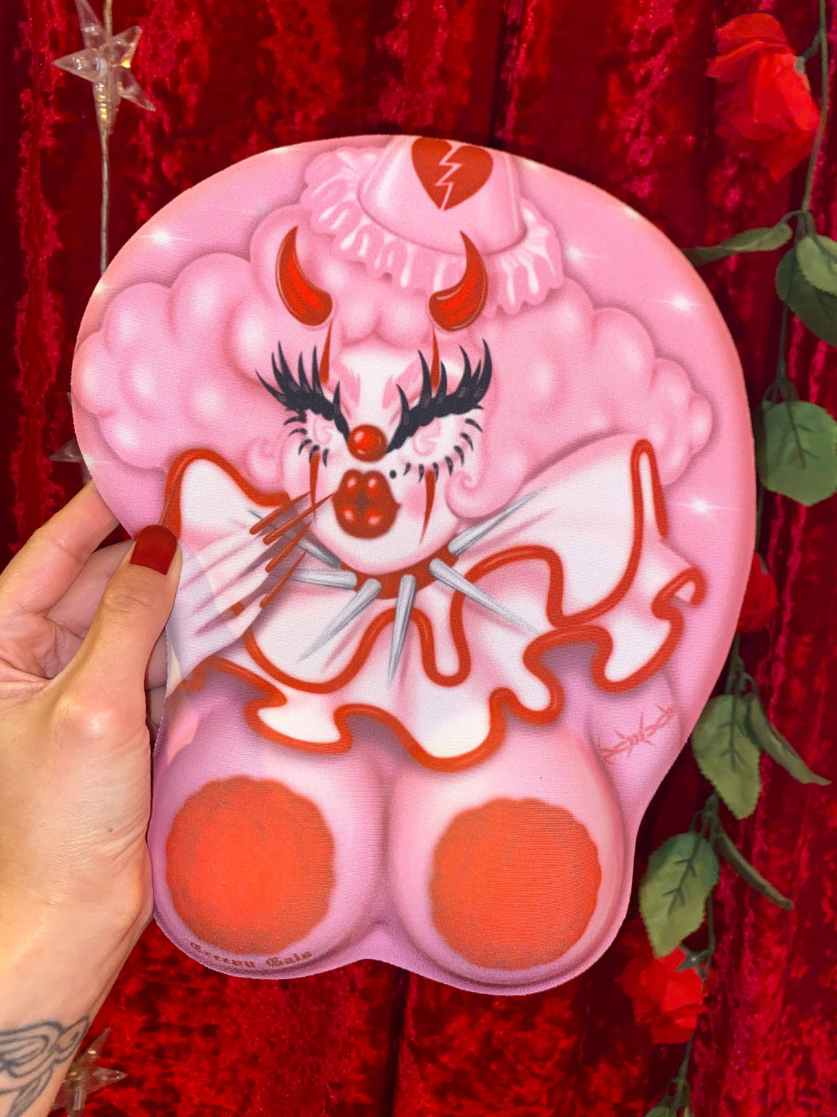 Bimbo the Clown Mouse Pad