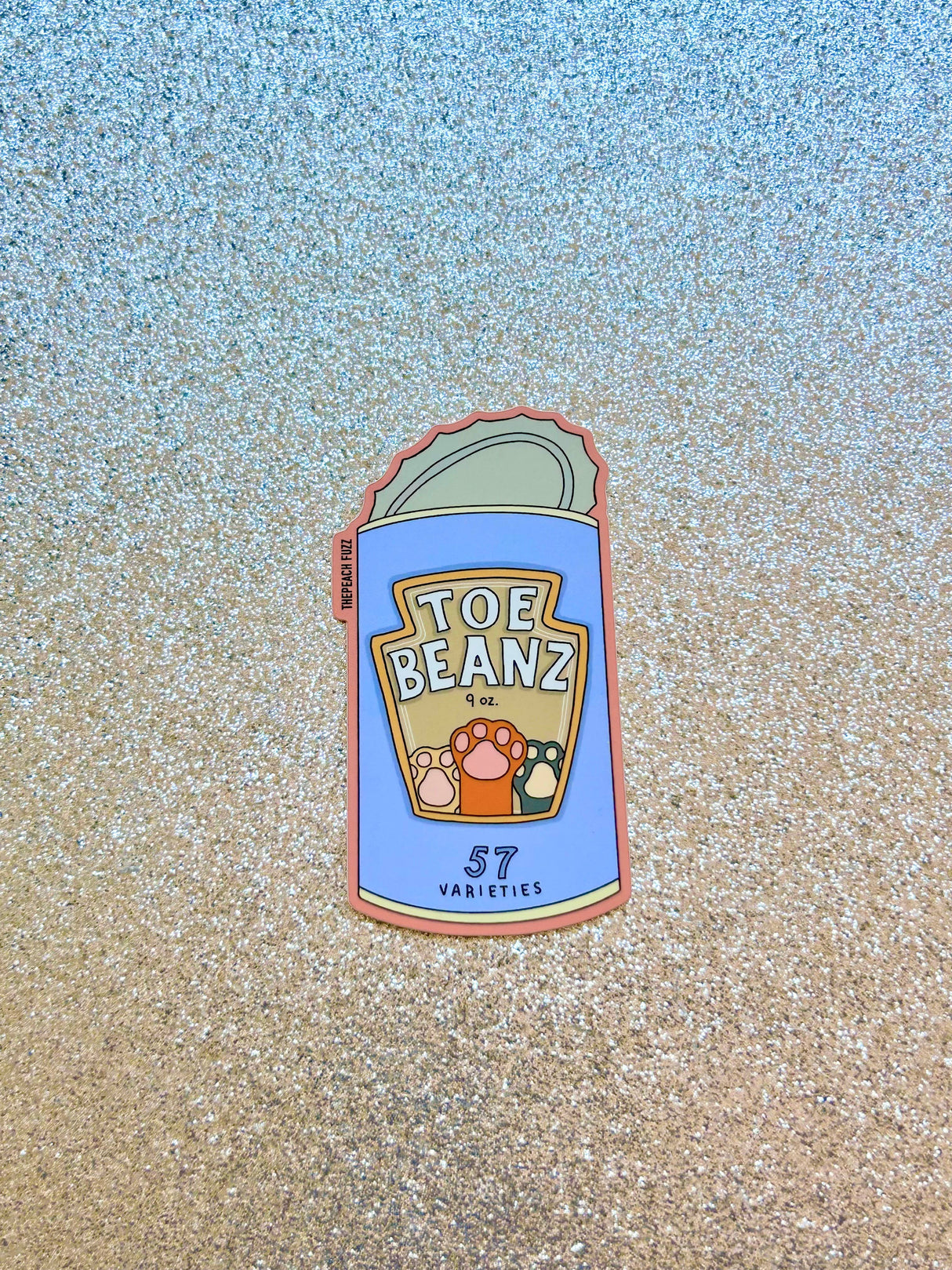 Toe Beans Sticker
