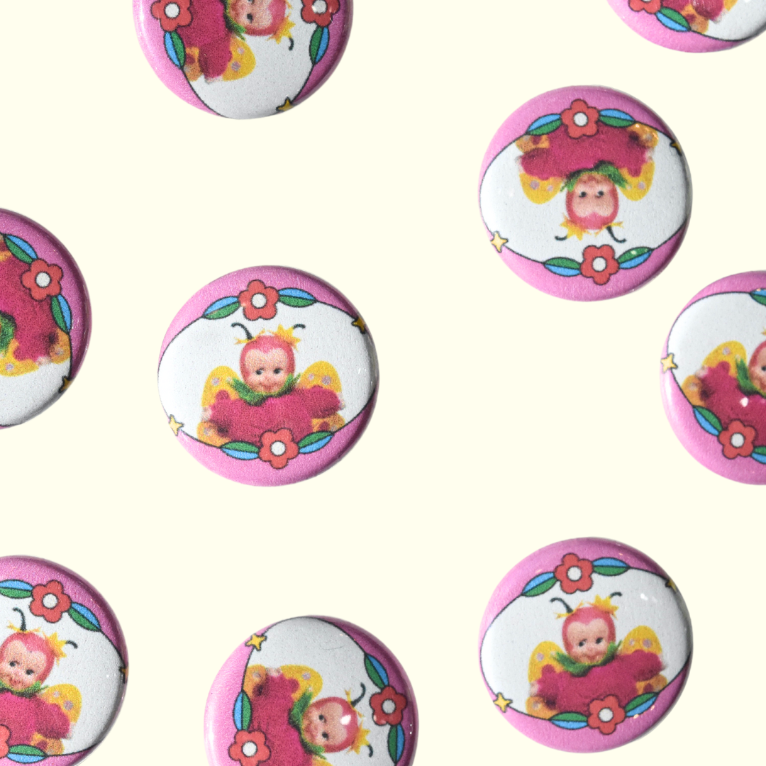 Buggy Pinback Button