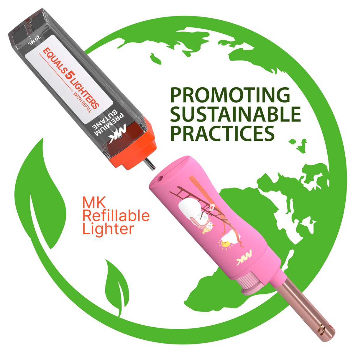 MK Polar Love Jet Flame Lighter