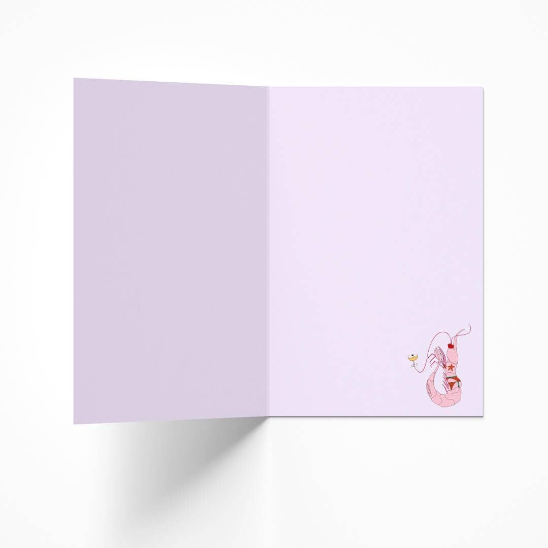 Prawn Star Birthday Card