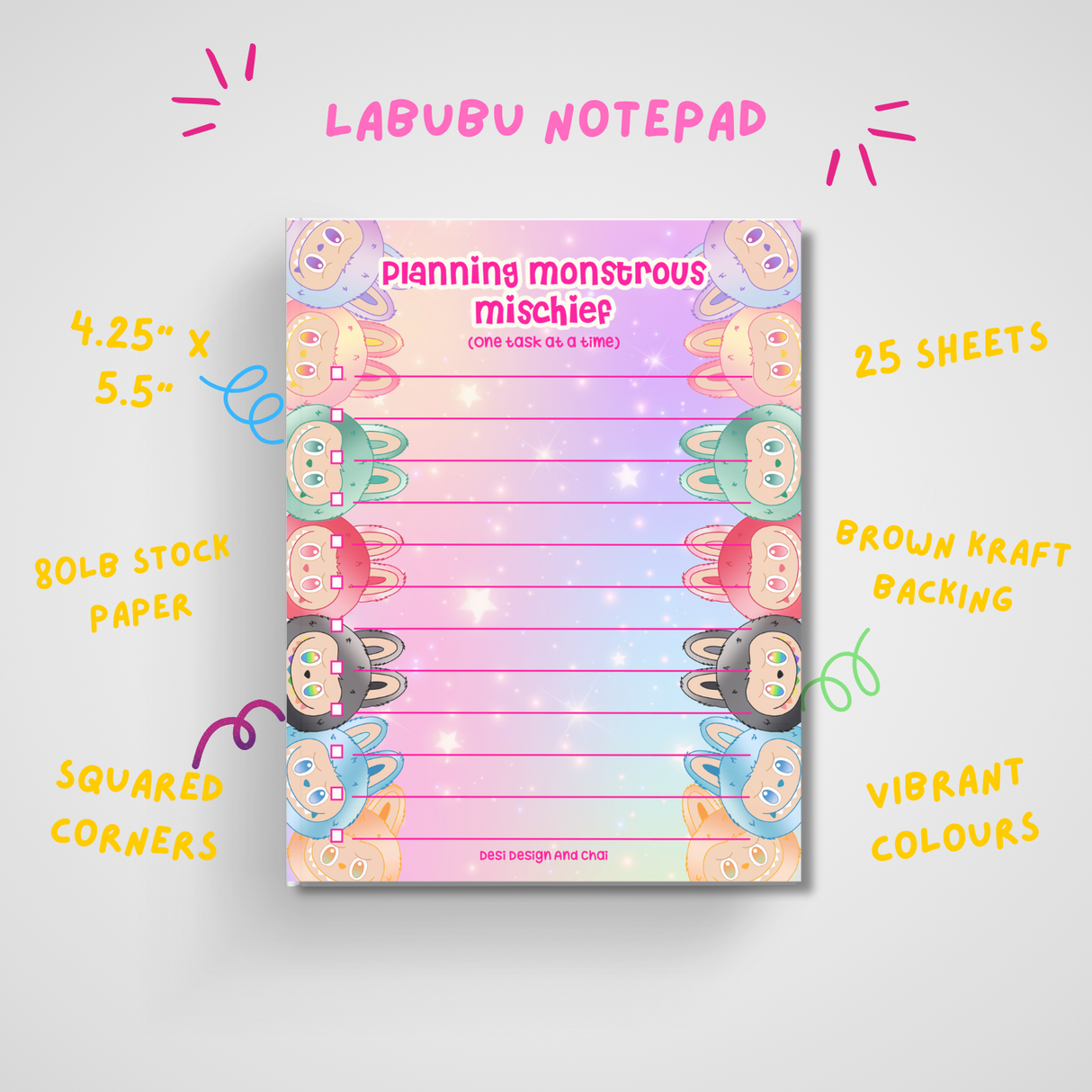 Labubu Notepad