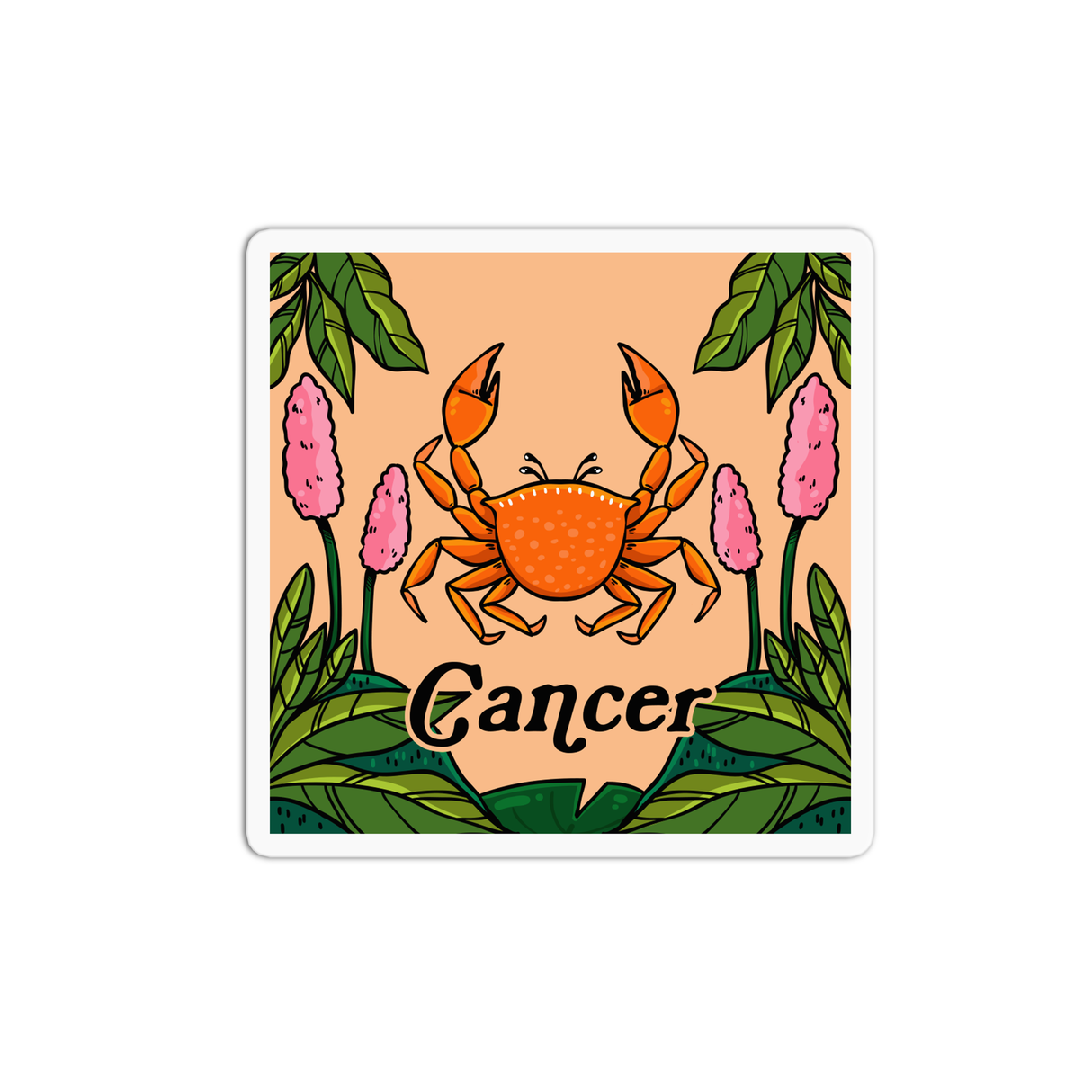 Cancer Vinyl Waterproof Sticker