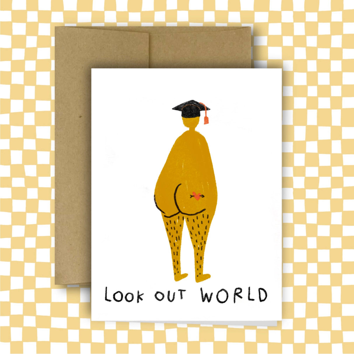 Look Out World Greeting Card