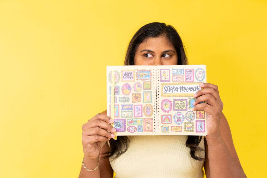 Sticker Museum Album Reusable Sticker Book