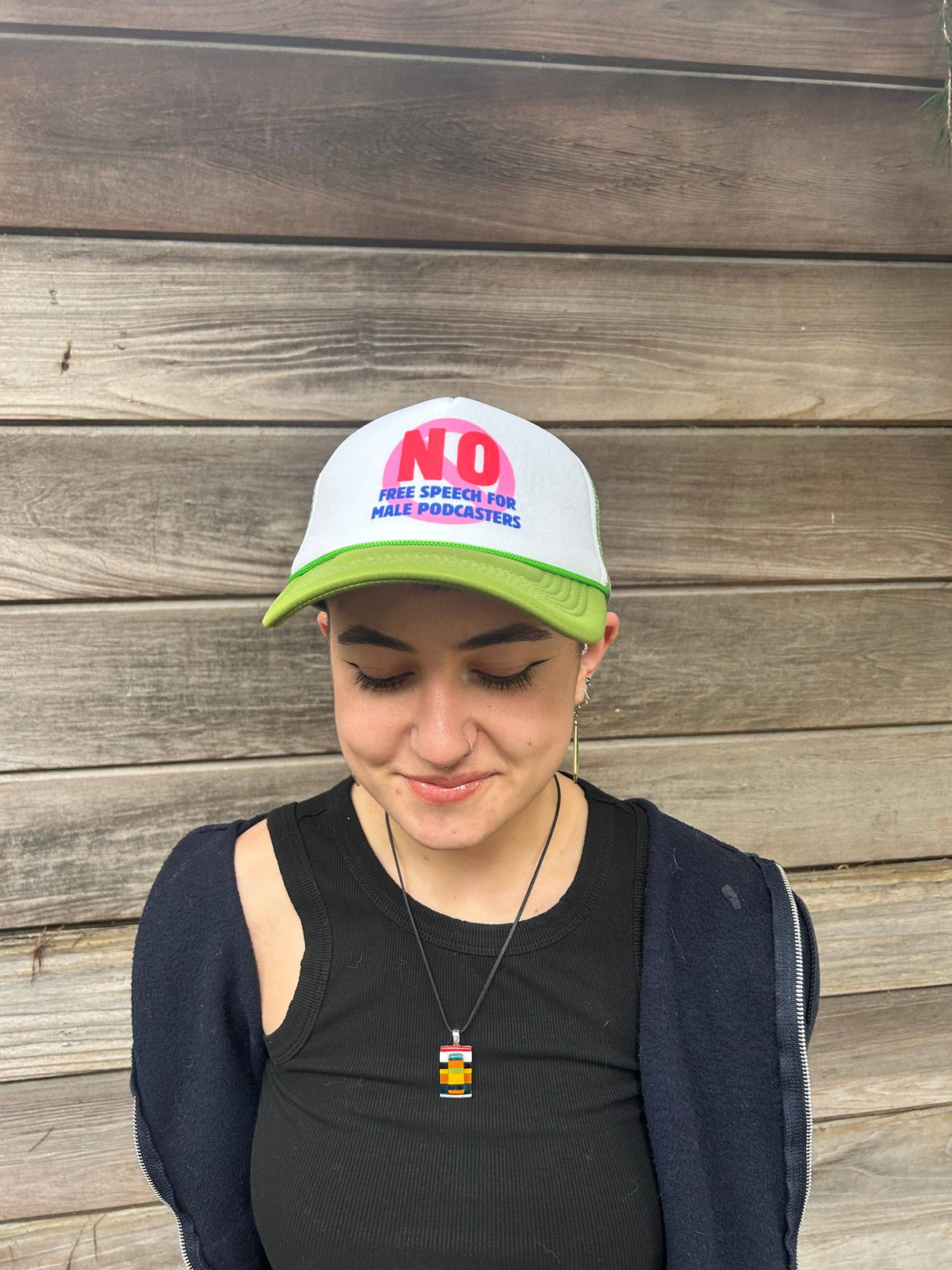 No Free Speech For Male Podcasters Hat