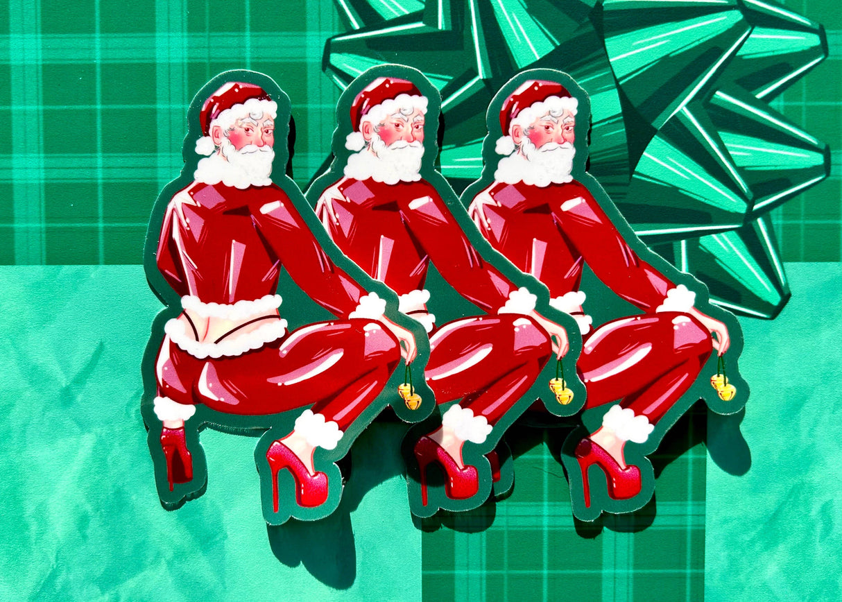 Santa's Slay Holiday Sticker