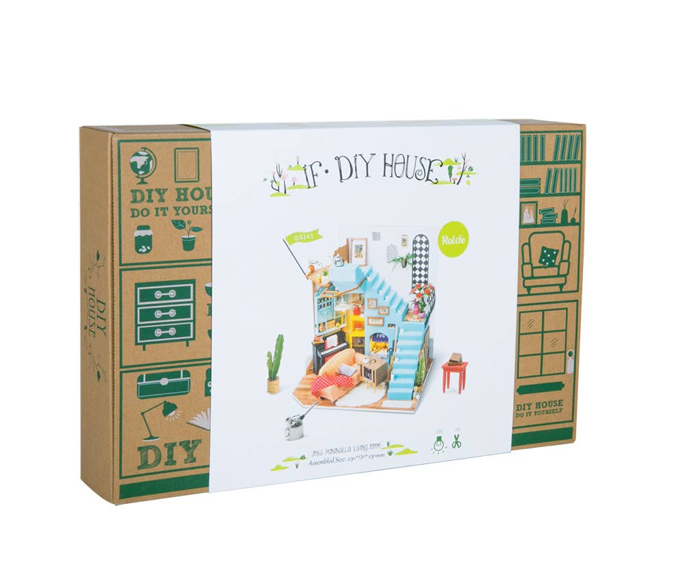 Rolife Joy's Peninsula Living Room DIY Mini House