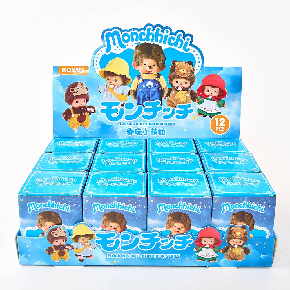 Flocking Doll Baby Monkey Blind Box