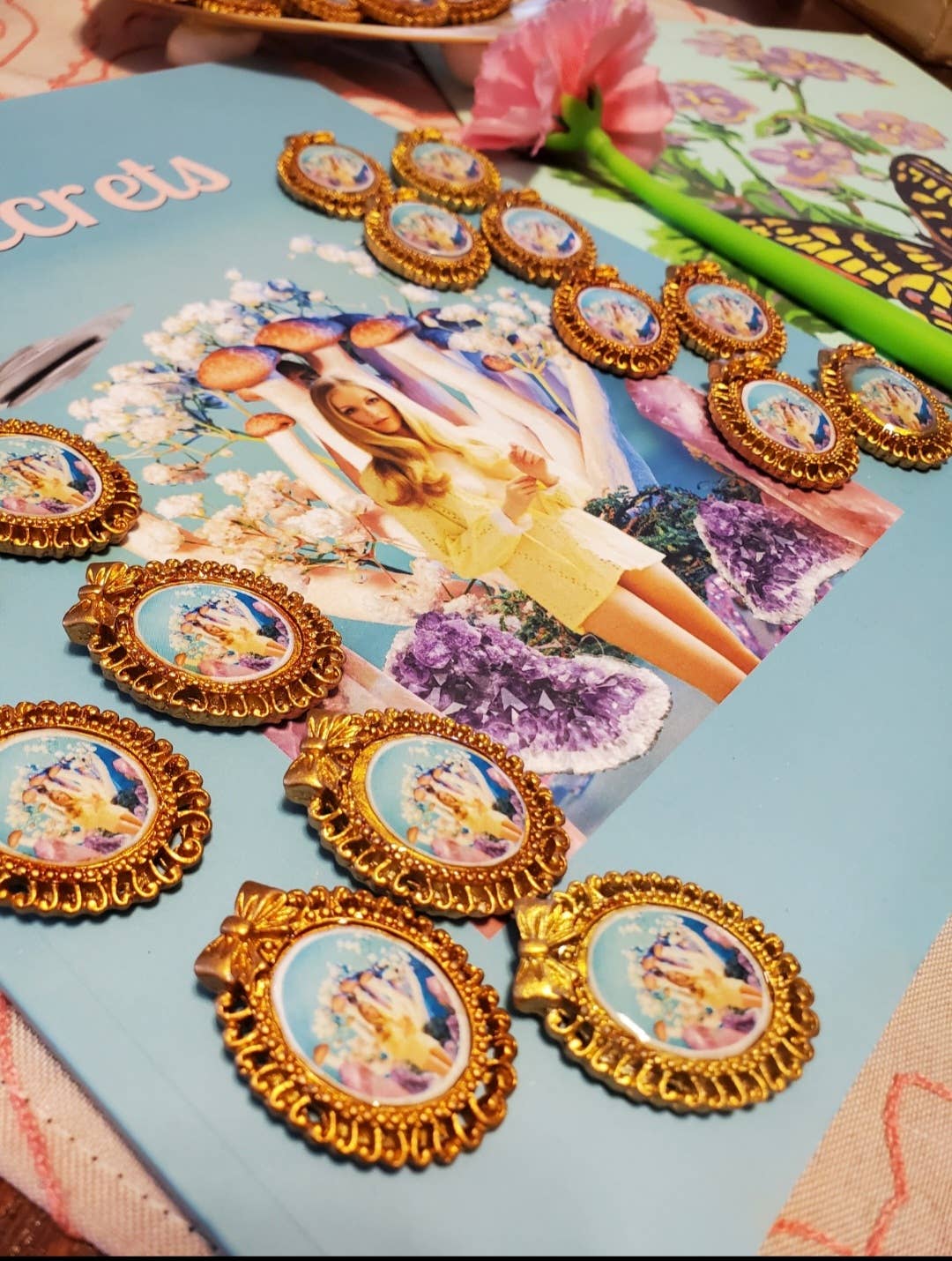 Mushroom Playboy Mini Magnet